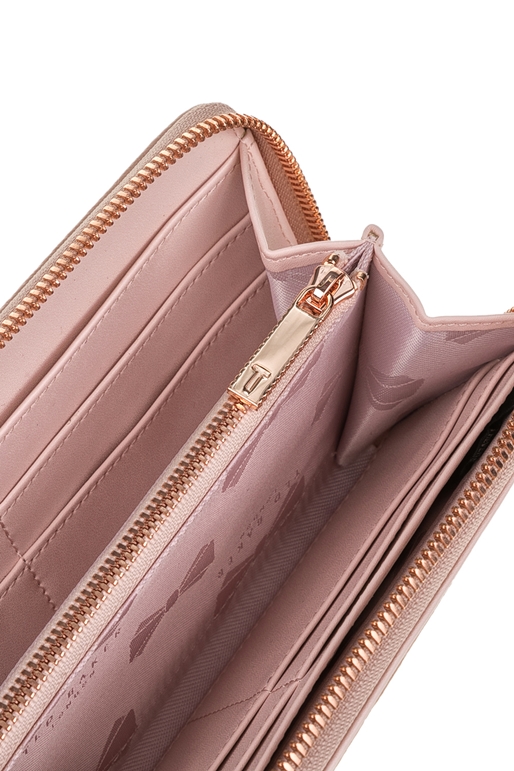 TED BAKER-Γυναικείο πορτοφόλι με φιόγκο TED BAKER ροζ
